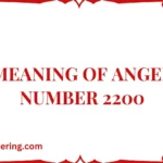 Meaning of Angel Number 2200