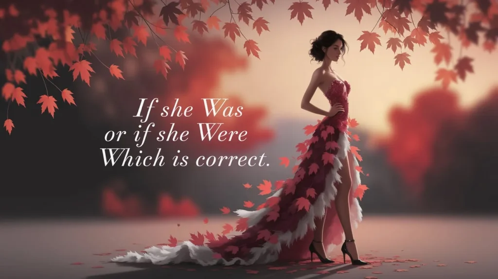 If She Was or If She Were? Which is Correct?