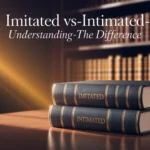 Imitated vs Intimated: Understanding the Difference