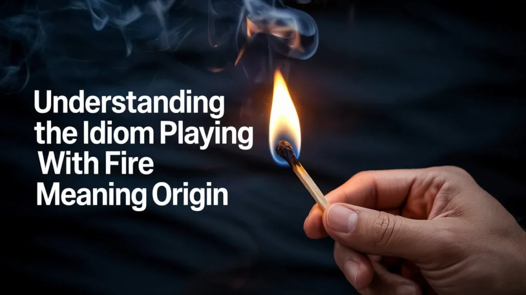 Understanding the Idiom "Playing with Fire": Meaning,Origin