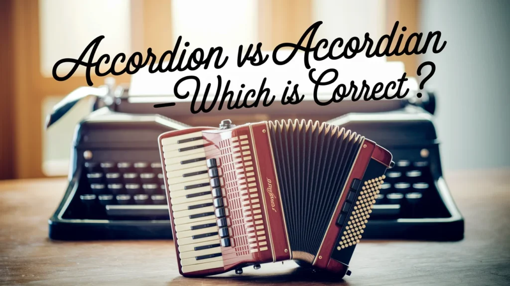 Accordion vs. Accordian – Which is Correct?
