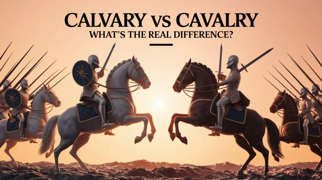 Calvary vs. Cavalry: What’s the Real Difference?