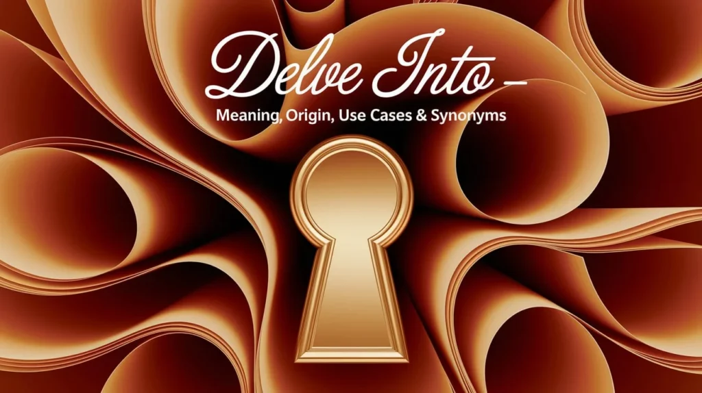 Delve Into – Meaning, Origin, Use Cases & Synonyms
