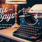 Sais vs Says – Which One Is Correct (And Why You Might Be Confused)