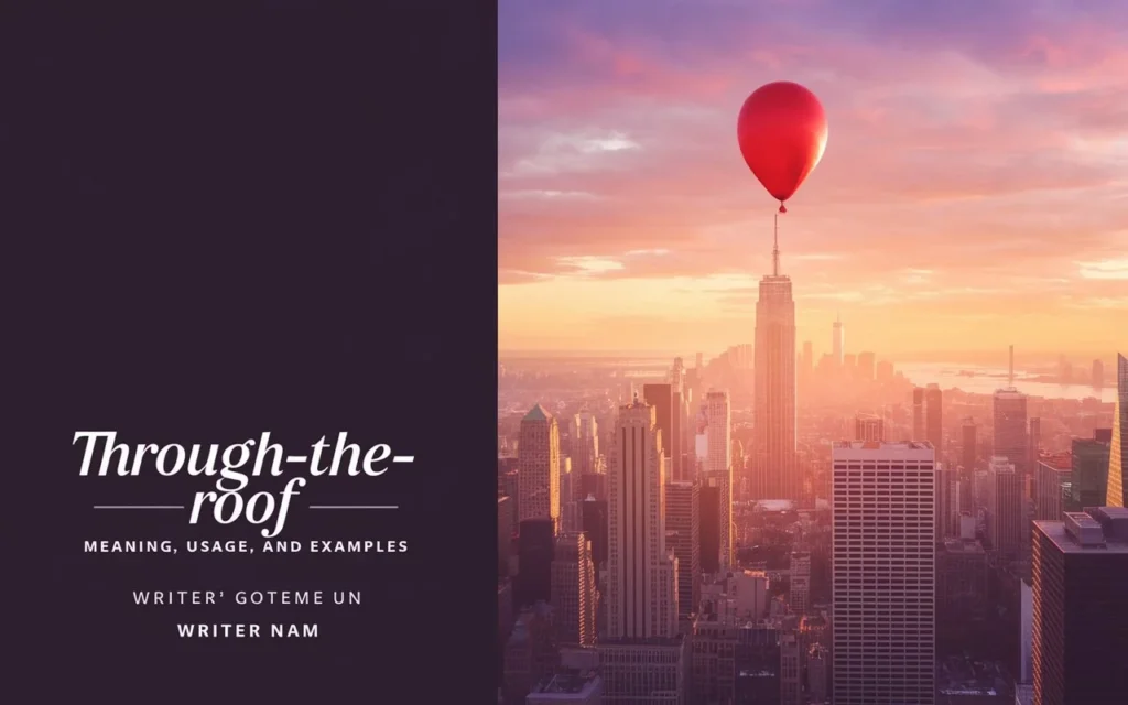 Through the Roof – Meaning, Usage & Examples