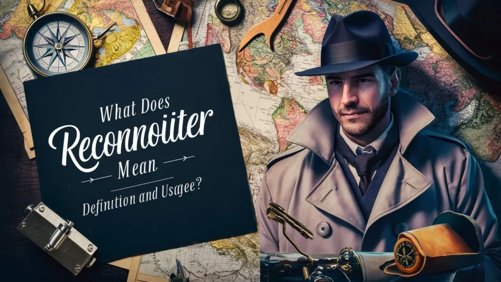 What Does Reconnoiter Mean? Definition, Usage