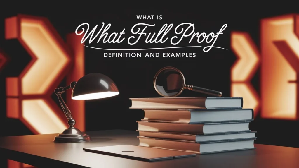 What Is ‘Full Proof’? Meaning, Definition, and Examples